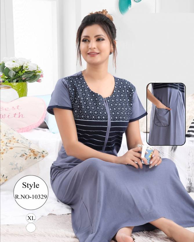 Nighty Plain 210 Latest fancy Designer Western Night suits Collection